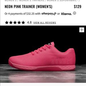 No Bull Neon Pink Trainers